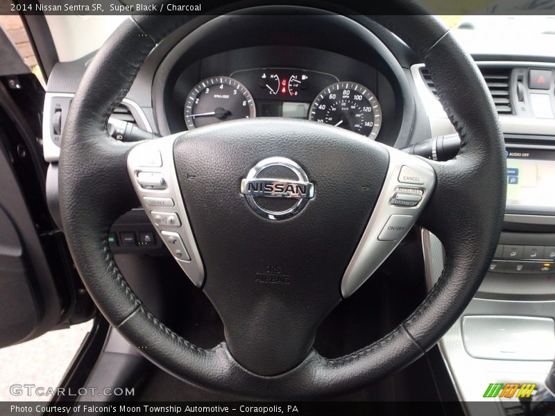 Super Black / Charcoal 2014 Nissan Sentra SR