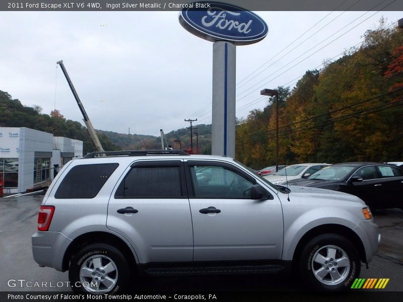 Ingot Silver Metallic / Charcoal Black 2011 Ford Escape XLT V6 4WD