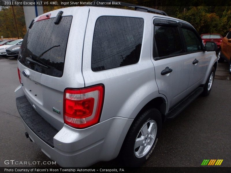 Ingot Silver Metallic / Charcoal Black 2011 Ford Escape XLT V6 4WD