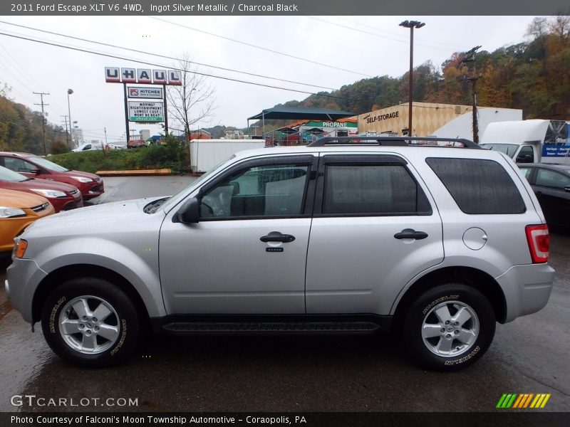 Ingot Silver Metallic / Charcoal Black 2011 Ford Escape XLT V6 4WD