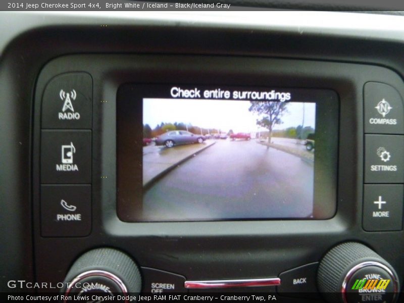 Bright White / Iceland - Black/Iceland Gray 2014 Jeep Cherokee Sport 4x4