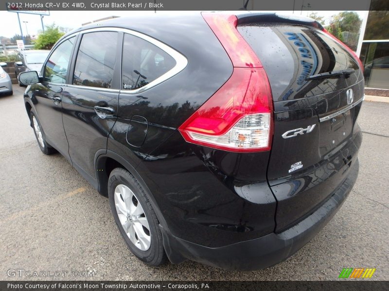Crystal Black Pearl / Black 2012 Honda CR-V EX 4WD