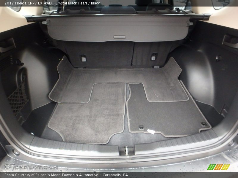 Crystal Black Pearl / Black 2012 Honda CR-V EX 4WD
