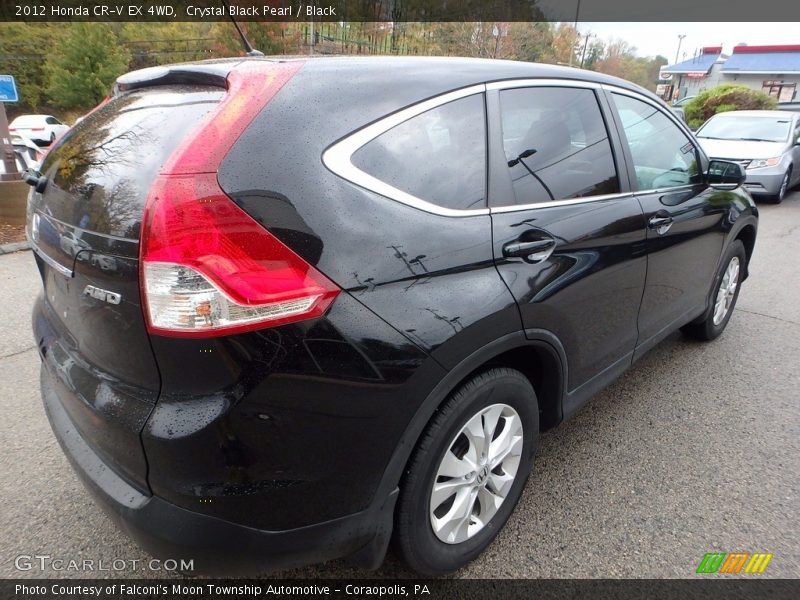 Crystal Black Pearl / Black 2012 Honda CR-V EX 4WD