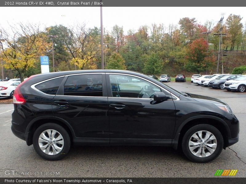 Crystal Black Pearl / Black 2012 Honda CR-V EX 4WD