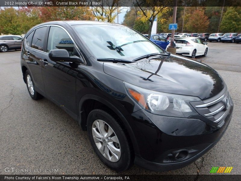 Crystal Black Pearl / Black 2012 Honda CR-V EX 4WD