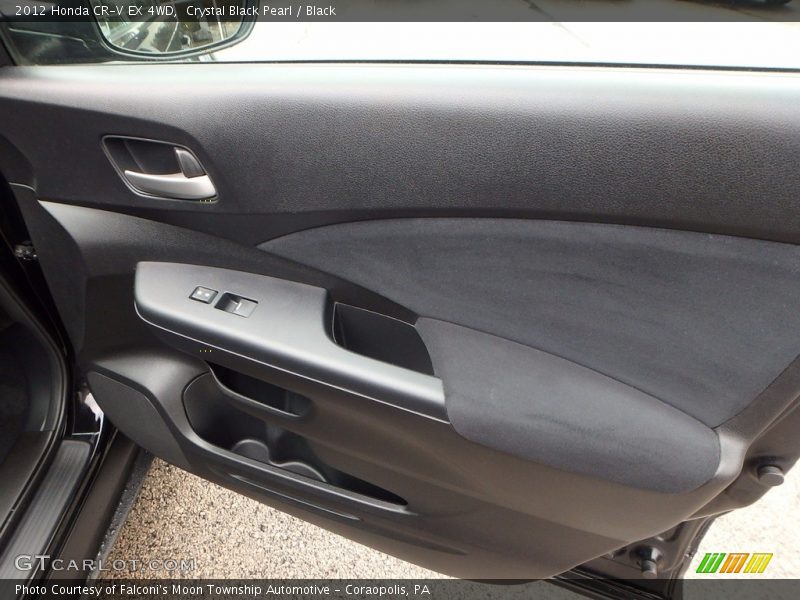 Crystal Black Pearl / Black 2012 Honda CR-V EX 4WD