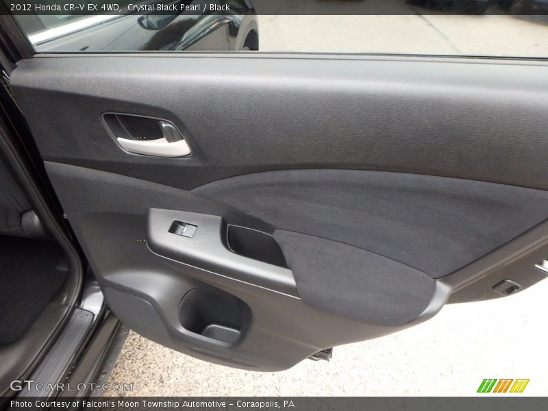 Crystal Black Pearl / Black 2012 Honda CR-V EX 4WD