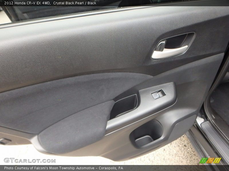 Crystal Black Pearl / Black 2012 Honda CR-V EX 4WD