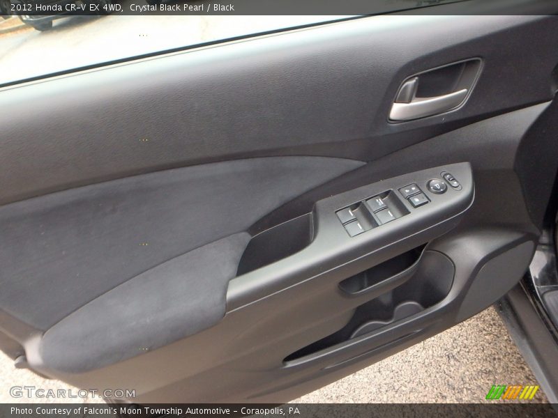 Crystal Black Pearl / Black 2012 Honda CR-V EX 4WD
