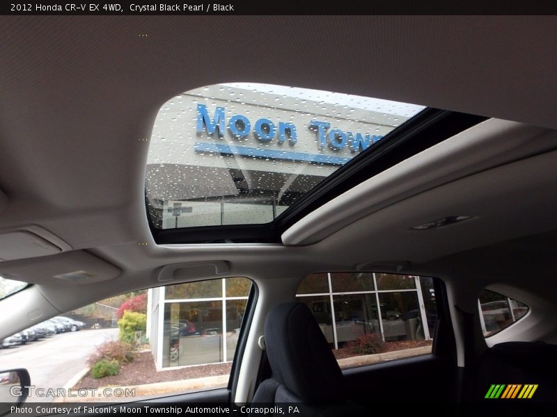 Crystal Black Pearl / Black 2012 Honda CR-V EX 4WD