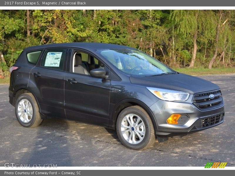 Magnetic / Charcoal Black 2017 Ford Escape S