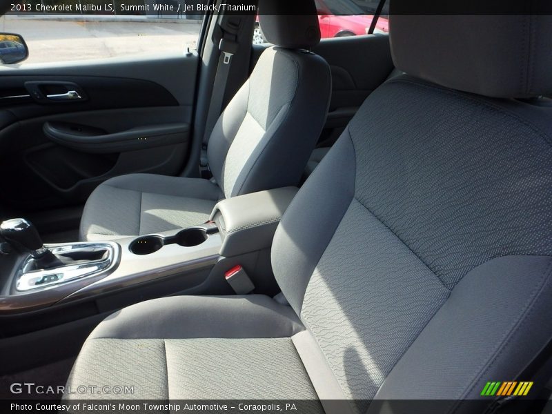 Summit White / Jet Black/Titanium 2013 Chevrolet Malibu LS