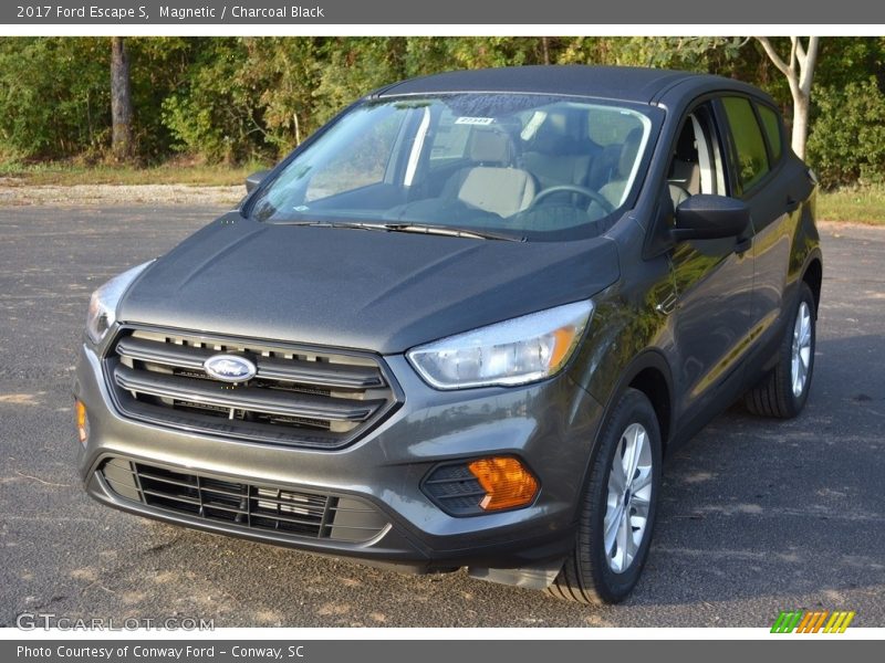 Magnetic / Charcoal Black 2017 Ford Escape S
