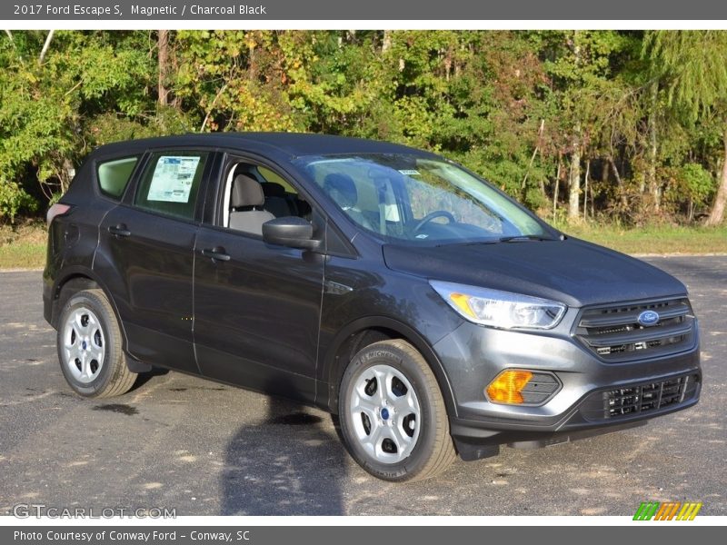 Magnetic / Charcoal Black 2017 Ford Escape S