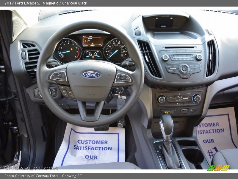Magnetic / Charcoal Black 2017 Ford Escape S
