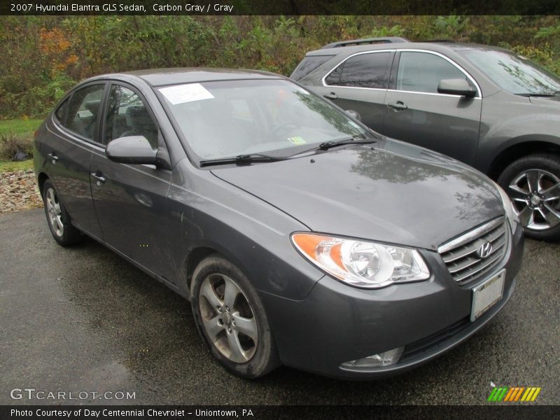 Carbon Gray / Gray 2007 Hyundai Elantra GLS Sedan