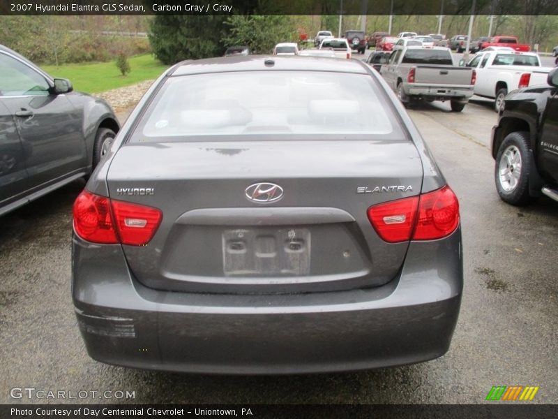 Carbon Gray / Gray 2007 Hyundai Elantra GLS Sedan