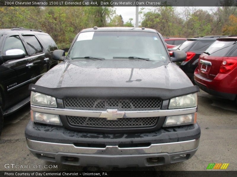 Dark Gray Metallic / Dark Charcoal 2004 Chevrolet Silverado 1500 LT Extended Cab 4x4