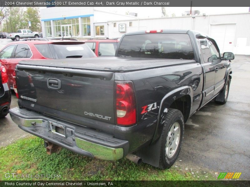 Dark Gray Metallic / Dark Charcoal 2004 Chevrolet Silverado 1500 LT Extended Cab 4x4