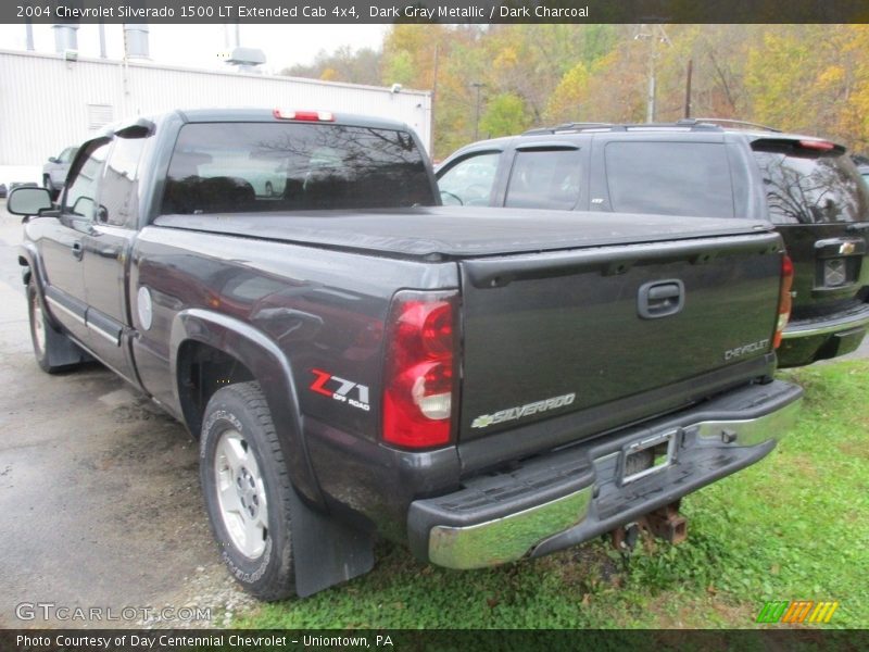 Dark Gray Metallic / Dark Charcoal 2004 Chevrolet Silverado 1500 LT Extended Cab 4x4