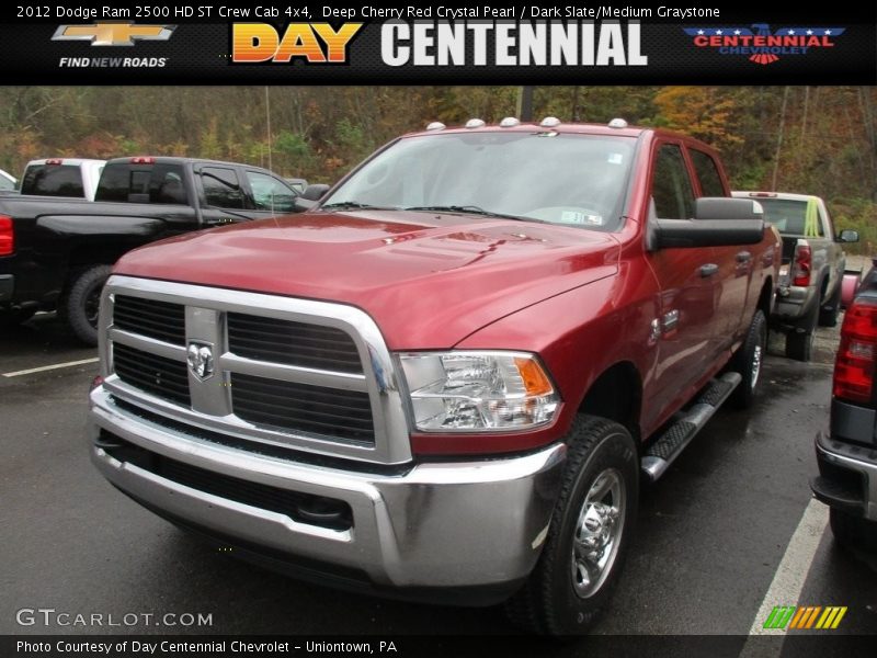 Deep Cherry Red Crystal Pearl / Dark Slate/Medium Graystone 2012 Dodge Ram 2500 HD ST Crew Cab 4x4