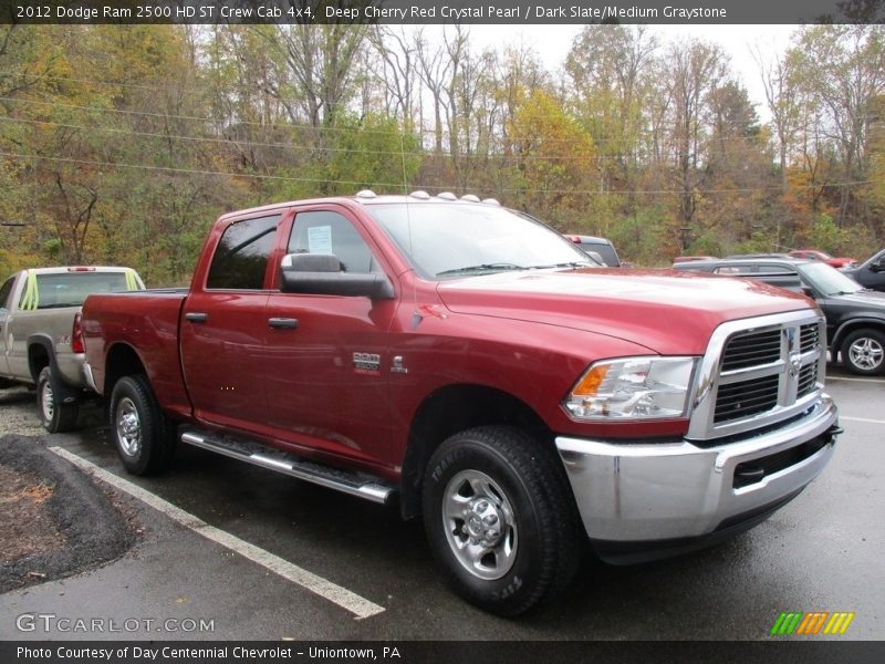 Deep Cherry Red Crystal Pearl / Dark Slate/Medium Graystone 2012 Dodge Ram 2500 HD ST Crew Cab 4x4