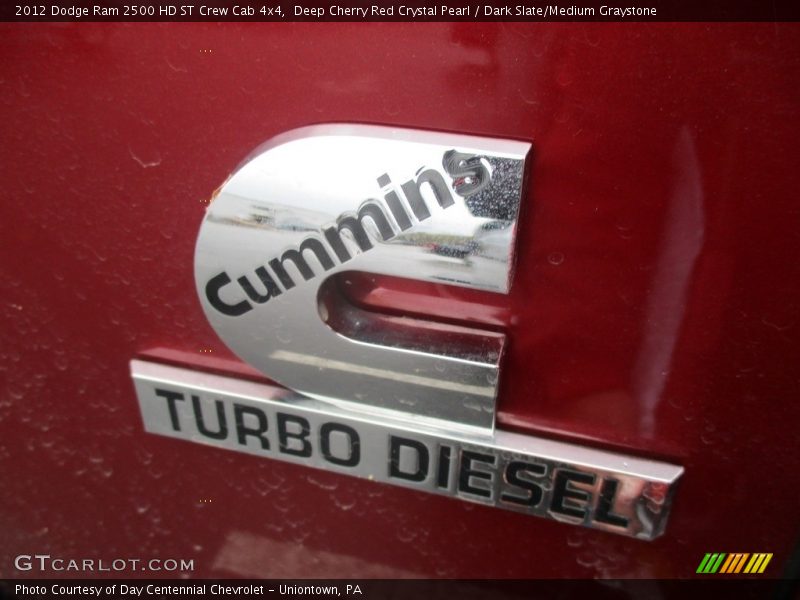 Deep Cherry Red Crystal Pearl / Dark Slate/Medium Graystone 2012 Dodge Ram 2500 HD ST Crew Cab 4x4