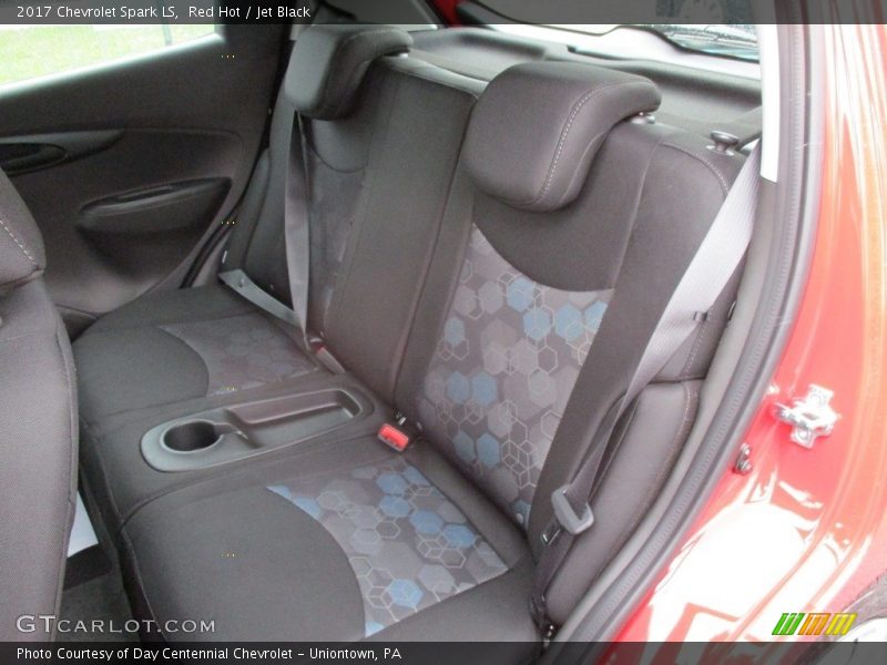 Red Hot / Jet Black 2017 Chevrolet Spark LS