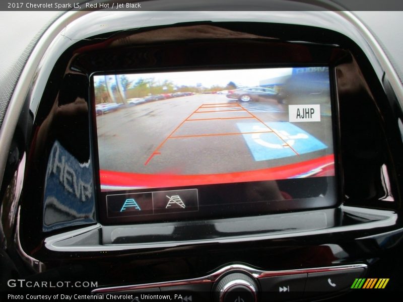 Red Hot / Jet Black 2017 Chevrolet Spark LS