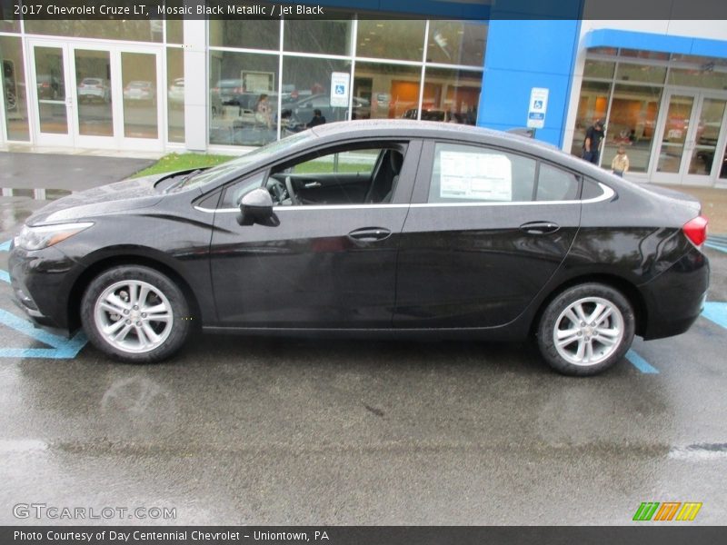 Mosaic Black Metallic / Jet Black 2017 Chevrolet Cruze LT