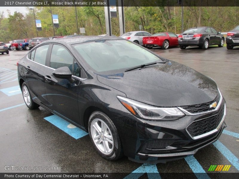 Mosaic Black Metallic / Jet Black 2017 Chevrolet Cruze LT