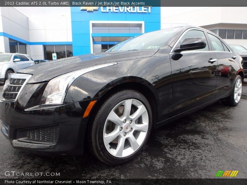 Black Raven / Jet Black/Jet Black Accents 2013 Cadillac ATS 2.0L Turbo AWD