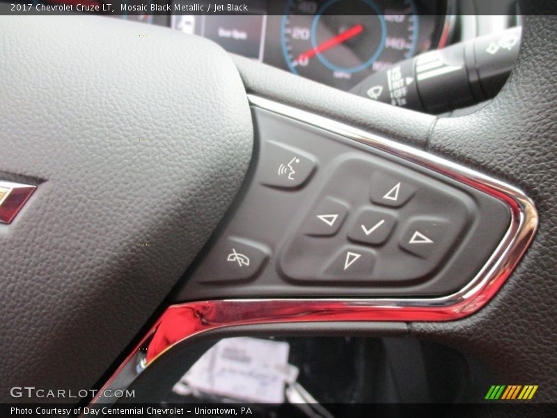 Mosaic Black Metallic / Jet Black 2017 Chevrolet Cruze LT