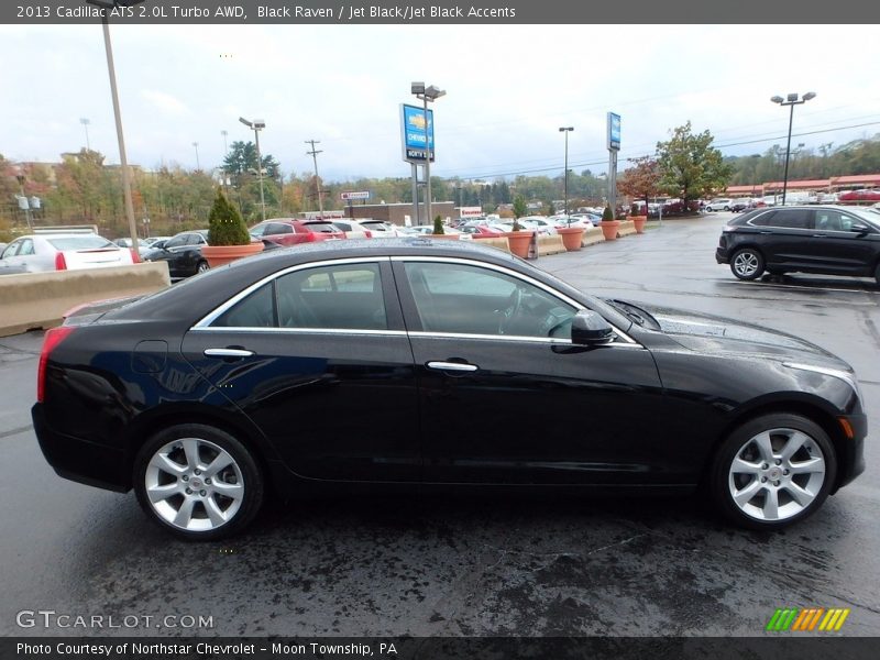 Black Raven / Jet Black/Jet Black Accents 2013 Cadillac ATS 2.0L Turbo AWD