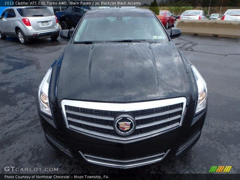 Black Raven / Jet Black/Jet Black Accents 2013 Cadillac ATS 2.0L Turbo AWD