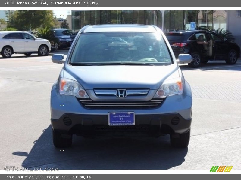 Glacier Blue Metallic / Gray 2008 Honda CR-V EX-L