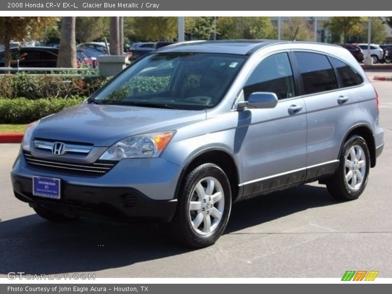 Glacier Blue Metallic / Gray 2008 Honda CR-V EX-L
