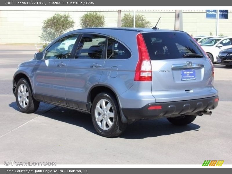 Glacier Blue Metallic / Gray 2008 Honda CR-V EX-L