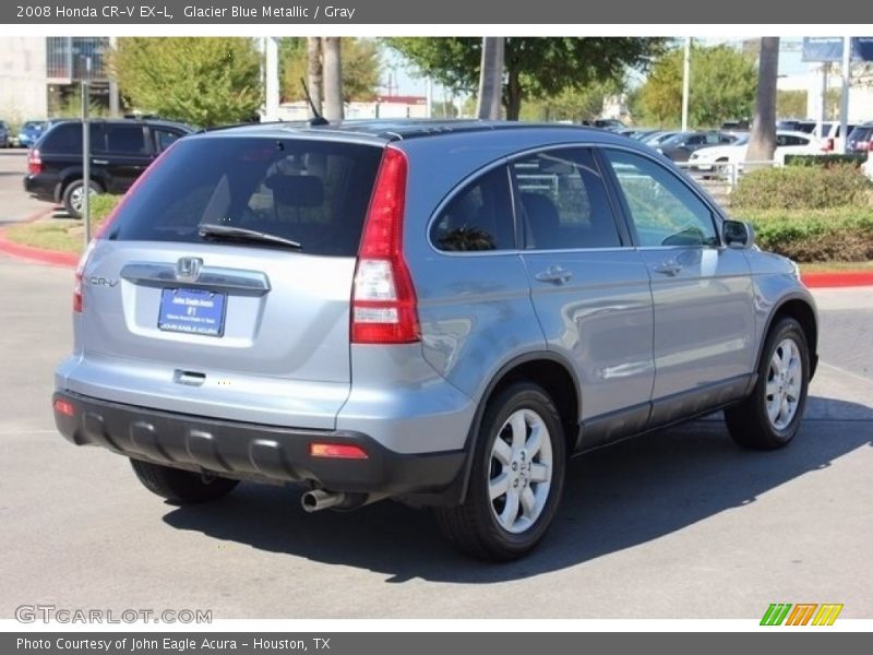 Glacier Blue Metallic / Gray 2008 Honda CR-V EX-L