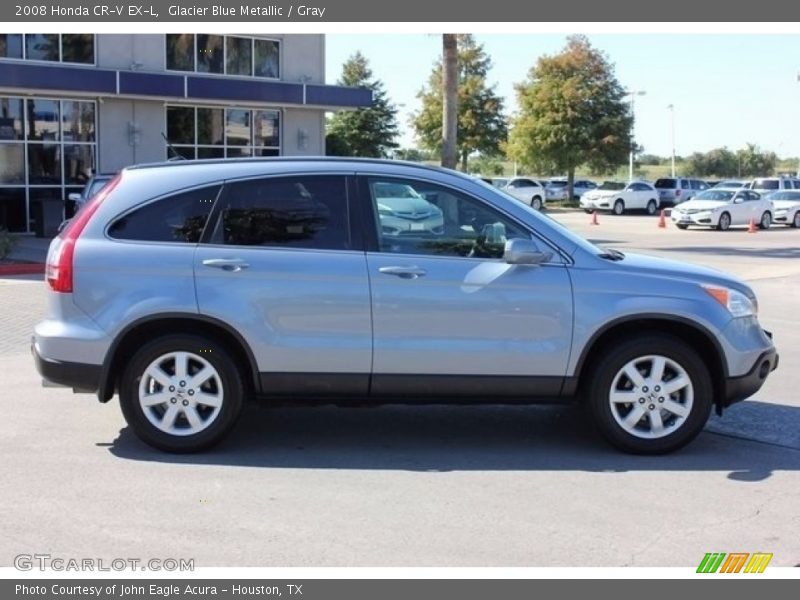Glacier Blue Metallic / Gray 2008 Honda CR-V EX-L