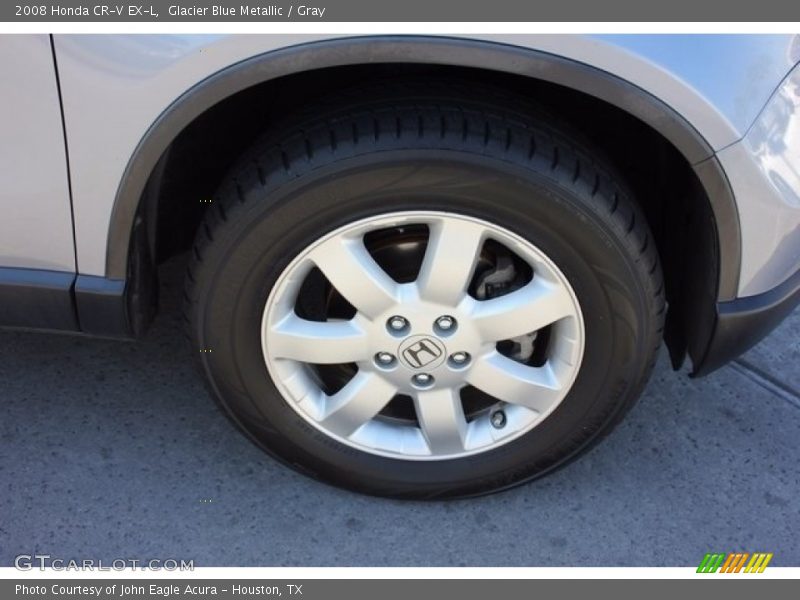 Glacier Blue Metallic / Gray 2008 Honda CR-V EX-L