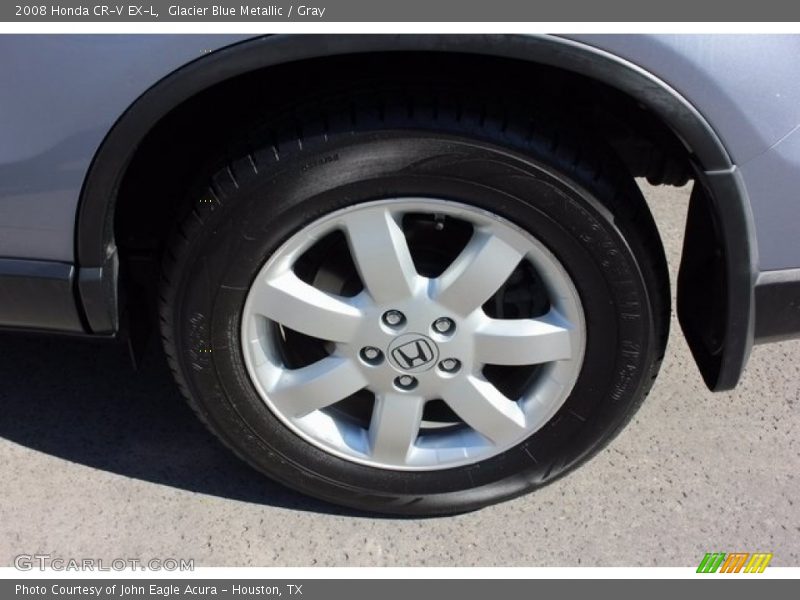 Glacier Blue Metallic / Gray 2008 Honda CR-V EX-L