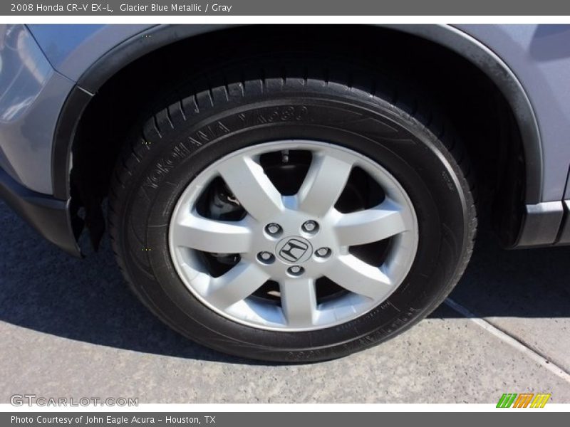 Glacier Blue Metallic / Gray 2008 Honda CR-V EX-L