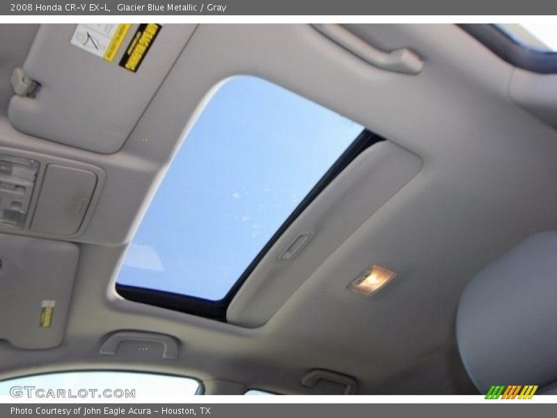 Glacier Blue Metallic / Gray 2008 Honda CR-V EX-L