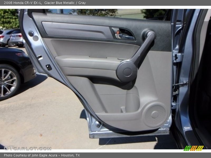Glacier Blue Metallic / Gray 2008 Honda CR-V EX-L