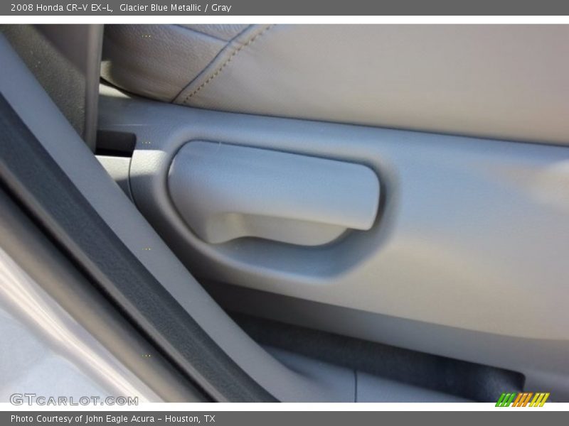 Glacier Blue Metallic / Gray 2008 Honda CR-V EX-L