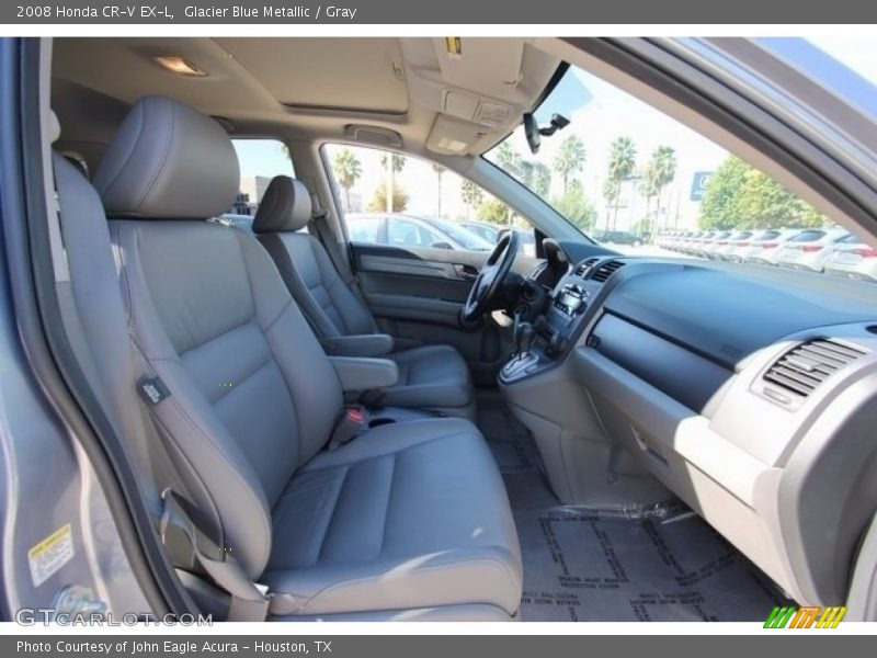 Glacier Blue Metallic / Gray 2008 Honda CR-V EX-L