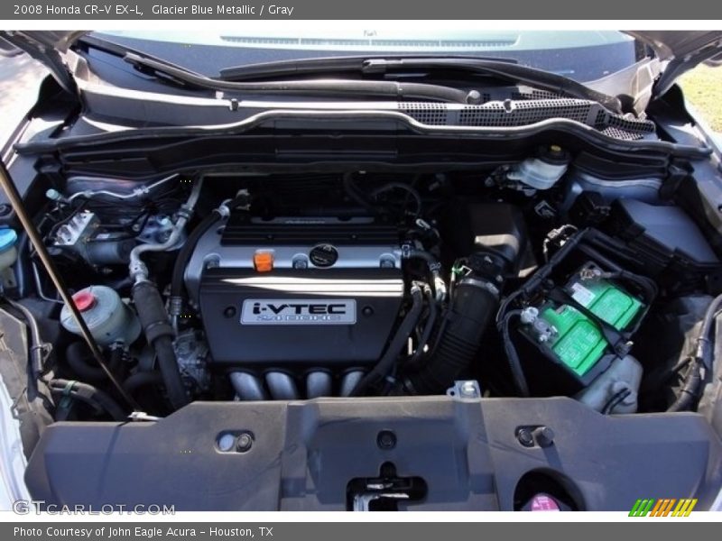 Glacier Blue Metallic / Gray 2008 Honda CR-V EX-L