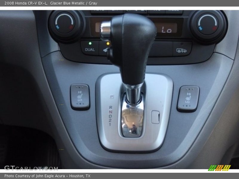 Glacier Blue Metallic / Gray 2008 Honda CR-V EX-L